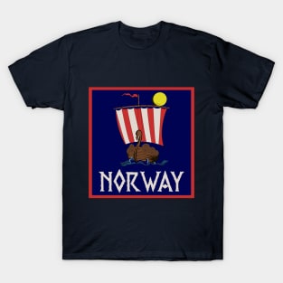 Norway drakkar ship T-Shirt